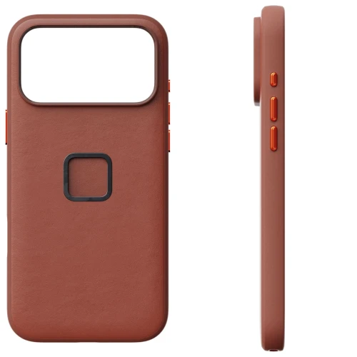 Etui Peak Design iPhone 18 Pro Max SlimLink MagSafe Redwood Clarino Skóra
