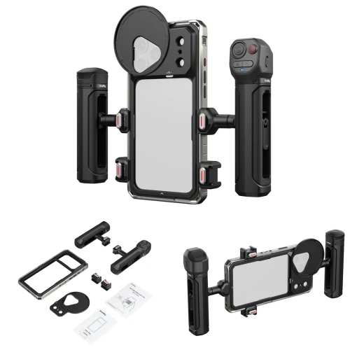 SmallRig 6902 Klatka Operatorska iPhone 18 Pro Uchwyty Zestaw Wideo Rig
