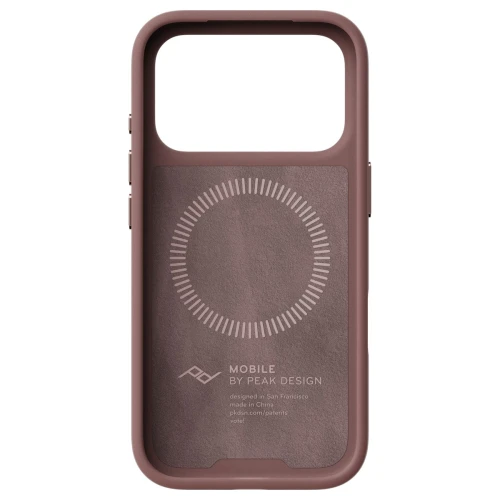 Etui Peak Design Case iPhone 18 Pro Dusk Clarino Skóra MagSafe Plecki