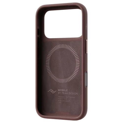Etui Peak Design Case iPhone 18 Pro Dusk Clarino Skóra MagSafe Plecki