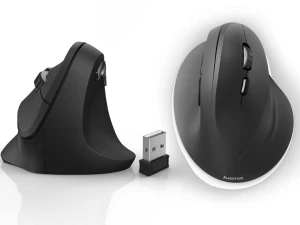 Ergonomiczna mysz bezprzewodowa Hama EMW-500 do pracy bez bólu ręki