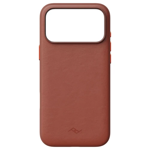 Etui Peak Design Case MagSafe iPhone 18 Pro Max Skórzane Plecki Redwood