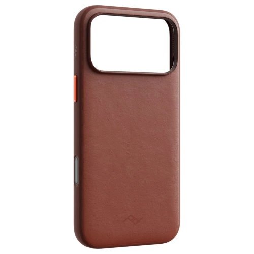 Etui Peak Design Case MagSafe iPhone 18 Pro Max Skórzane Plecki Redwood