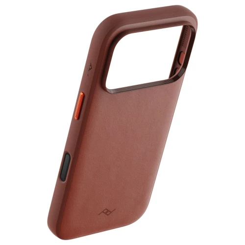 Etui Peak Design Case MagSafe iPhone 18 Pro Max Skórzane Plecki Redwood