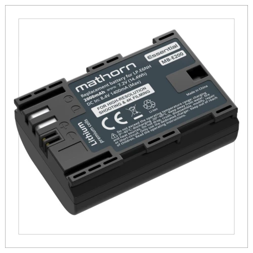 Akumulator Mathorn LP-E6NH do Canon EOS R5 R6 R7 5D IV 6D II 2000mAh