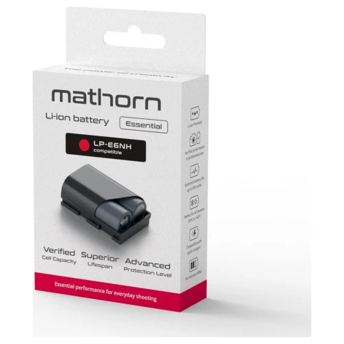 Akumulator Mathorn LP-E6NH do Canon EOS R5 R6 R7 5D IV 6D II 2000mAh