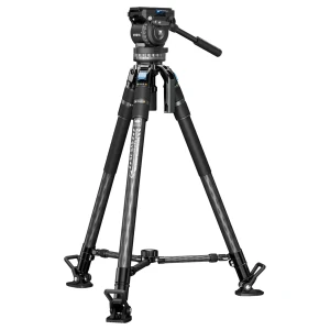 Statyw Wideo Karbonowy Sirui Rapid SVS75 Głowica VHS10 Półkula 75mm Carbon 10kg