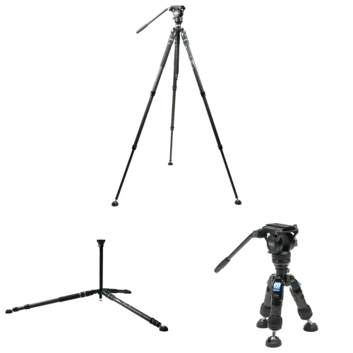 Statyw Wideo Karbonowy Sirui SVS60 Głowica Olejowa S3 Rapid Carbon Monopod