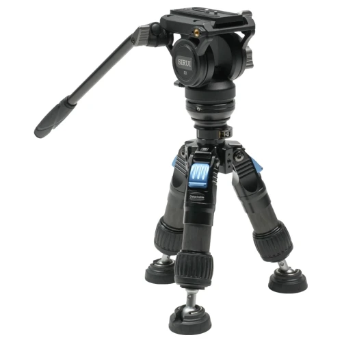 Statyw Wideo Karbonowy Sirui SVS60 Głowica Olejowa S3 Rapid Carbon Monopod