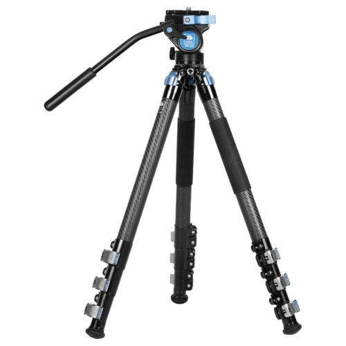 Statyw karbonowy wideo Sirui L-324F głowica VA-5X fluid carbon do lunety