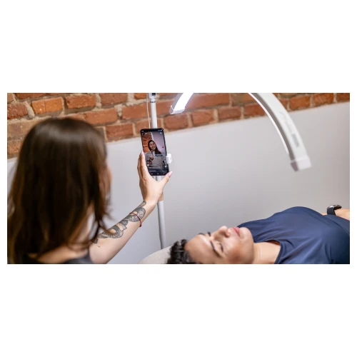 Lampa Kosmetyczna LED do Rzęs na Kółkach Newell Dianis Swift Statyw Beauty