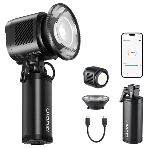 Lampa LED COB Ulanzi LC60 65W Bi-Color 2700-6500K Światło Ciągłe Błysk Foto