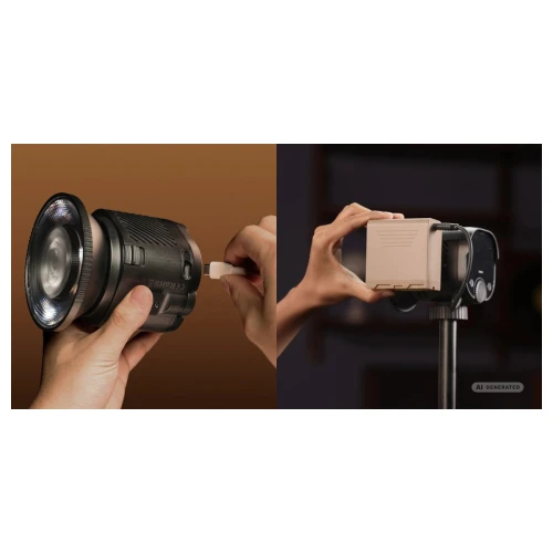 Lampa LED COB Ulanzi LC60 65W Bi-Color 2700-6500K Światło Ciągłe Błysk Foto