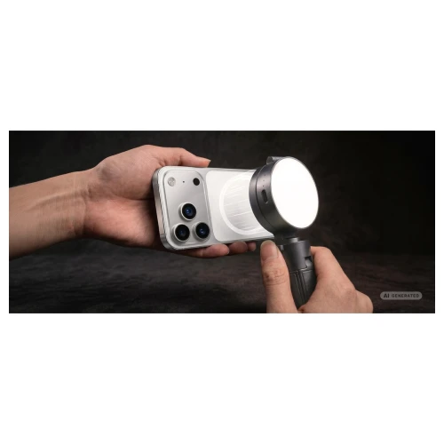 Selfie Stick Statyw do Telefonu Ulanzi MT40 Lampa LED Pilot Magnetyczny