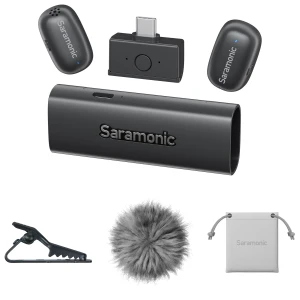 Mikrofon bezprzewodowy do telefonu Saramonic Air SE-02 USB-C Lightning 2TX