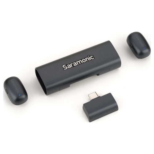 Mikrofon bezprzewodowy do telefonu Saramonic Air SE-02 USB-C Lightning 2TX