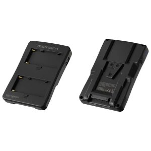 Adapter V-Mount 2x NPF D-Tap 50W Mathorn MBA-NP2VDT Moc 135W Wskaźnik LED