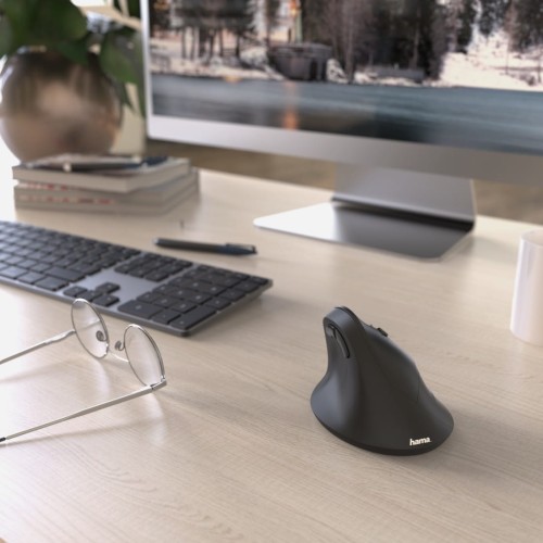 Ergonomiczna mysz bezprzewodowa Hama EMW-500 do pracy bez bólu ręki