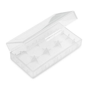 Plastikowe pudełko / pojemnik / box na 2 akumulatory 18650