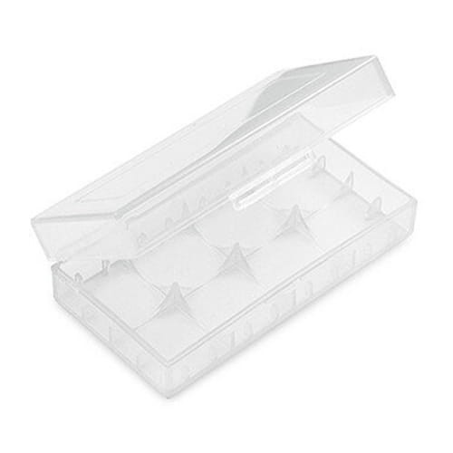 Plastikowe pudełko / pojemnik / box na 2 akumulatory 18650