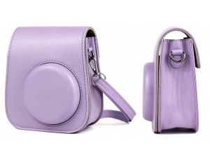 Futerał Etui do FujiFilm Instax Mini 12 11 9 8 fioletowy