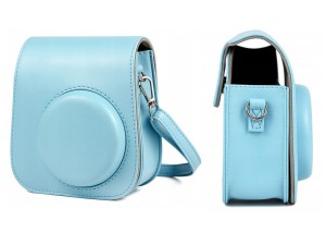 Futerał Etui do FujiFilm Instax Mini 12 11 9 8 Jasno niebieski