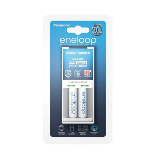 Ładowarka Panasoanic BQ-CC50 + 2 x Eneloop R6/AA 1900 mAh