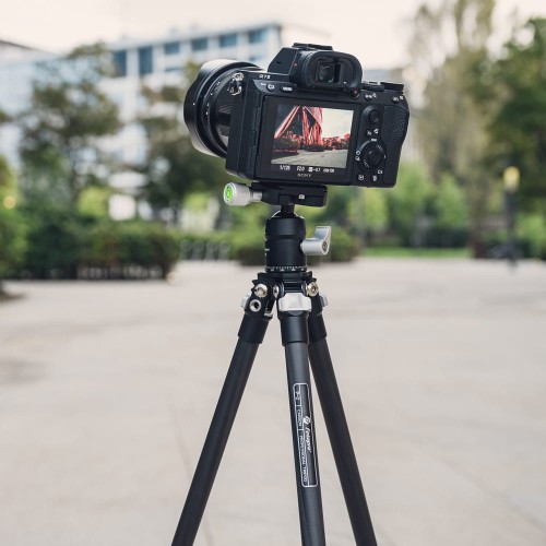 Statyw Fotopro P-2 z głowicą kulową P-2H - czarny