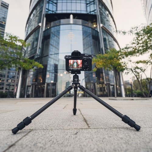 Statyw Fotopro P-2 z głowicą kulową P-2H - czarny