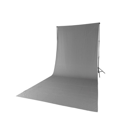 Quadralite tło tekstylne szare 2,85x6m
