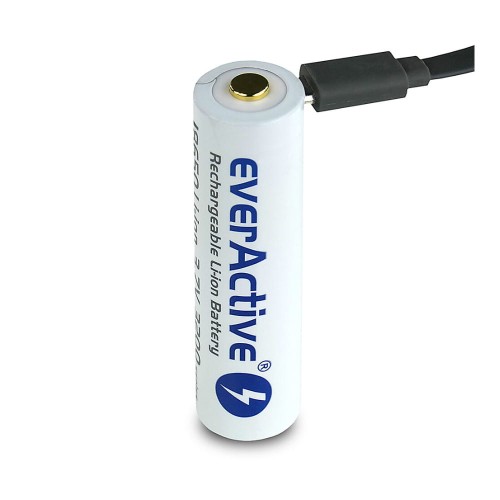 Akumulator everActive 18650 3200mAh micro USB z zabezpieczeniem BOX