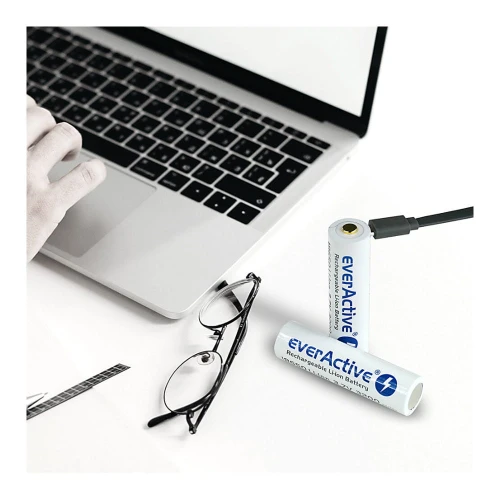 Akumulator everActive 18650 3200mAh micro USB z zabezpieczeniem BOX