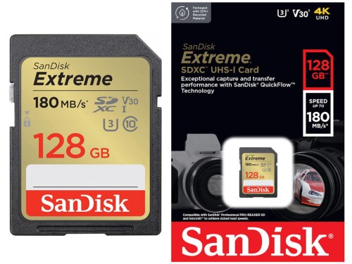 Karta SanDisk SDXC Extreme 128 GB