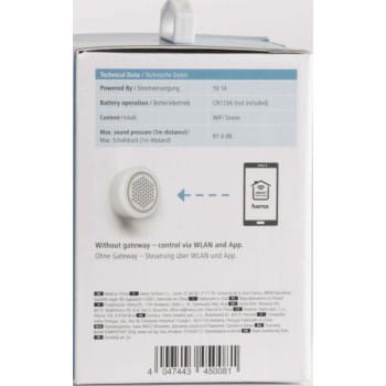 Syrena alarmowa WIFI Hama 105 dB