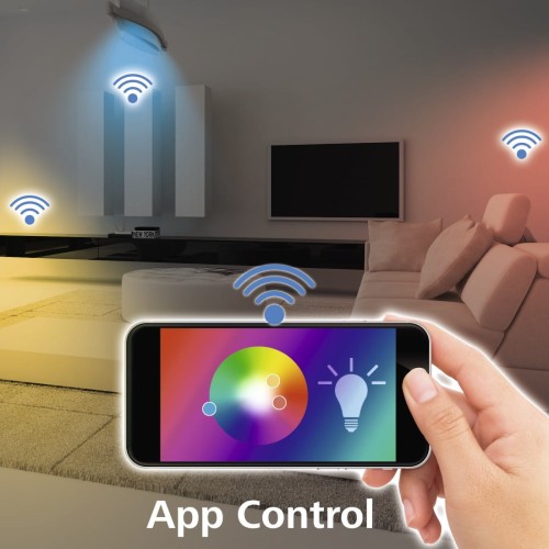 Lampa sufitowa plafon WiFi