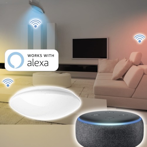 Lampa sufitowa plafon WiFi