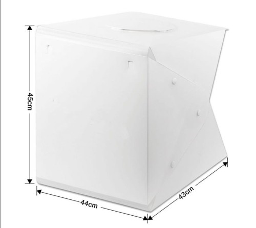 Namiot bezcieniowy 40x40x40 led 4 tła