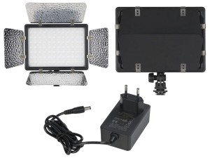 Zestaw Lampa LED Quadralite Thea RGB 150 LED + zasilacz