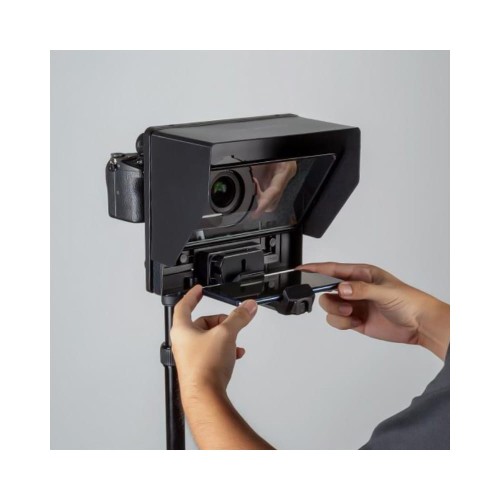 Przenośny teleprompter Feelworld TP10 z mocowaniem do smartfona lub aparatu