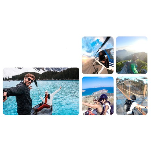 Selfie-stick z powerbankiem USB-C Telesin dla kamer sportowych / smartphone TE-CSS-001