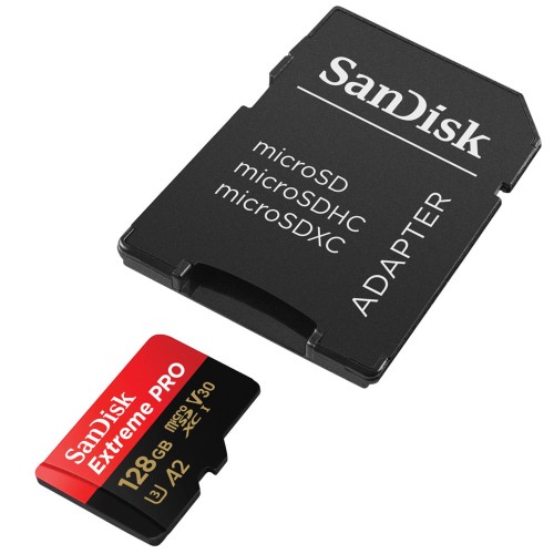 Karta pamięci Sandisk micro SDXC Extreme Pro 128GB + adapter UHS-I U3
