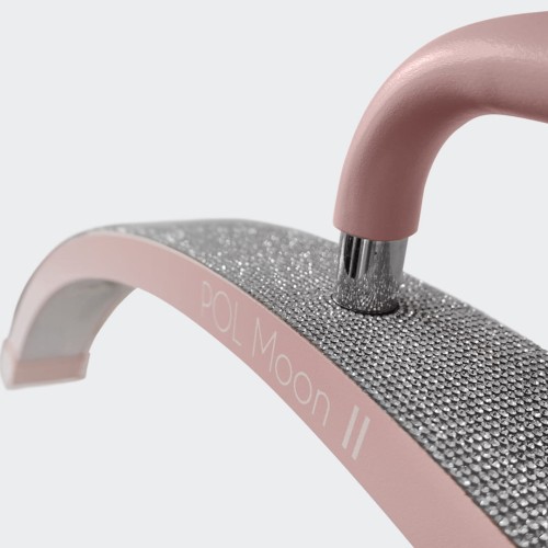 Kosmetyczna Lampa POL Moon II z cyrkoniami różowa