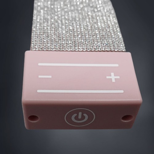 Kosmetyczna Lampa POL Moon II z cyrkoniami różowa