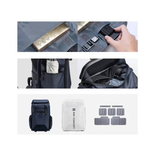 Plecak fotograficzny K&F Concept Shadow Beta [granatowy]