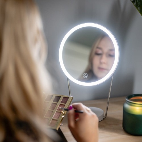 Lusterko do makijażu Humanas HS-ML01 z podświetleniem LED - białe