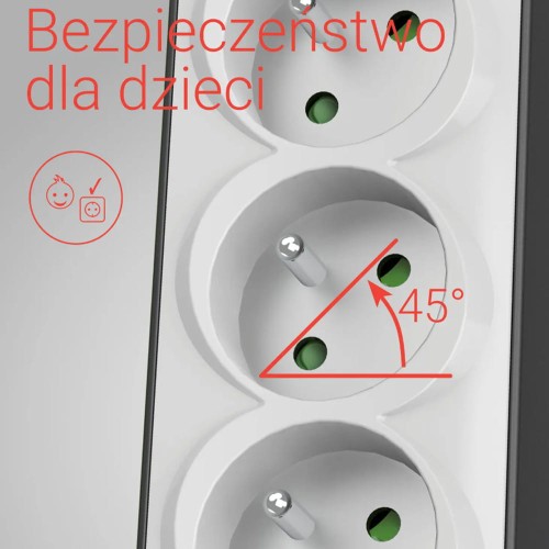 Hama Listwa przepięciowa "PREMIUM" 6GN, 1,5M