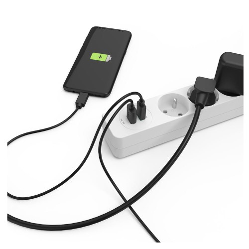 Hama listwa zasilająca 3GN, 2xUSB C/A