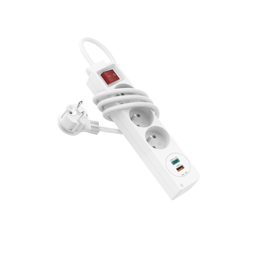 Hama listwa zasilająca 3GN, 2xUSB C/A