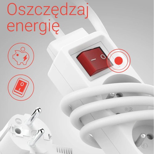 Hama listwa zasilająca 3GN, 2xUSB C/A