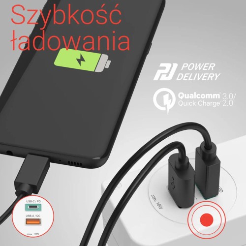 Hama listwa zasilająca 3GN, 2xUSB C/A